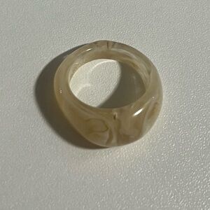 ❤️‍🔥BOGO free Boutique Women’s Resin Dome Statement Chunky Vintage Ring US 8